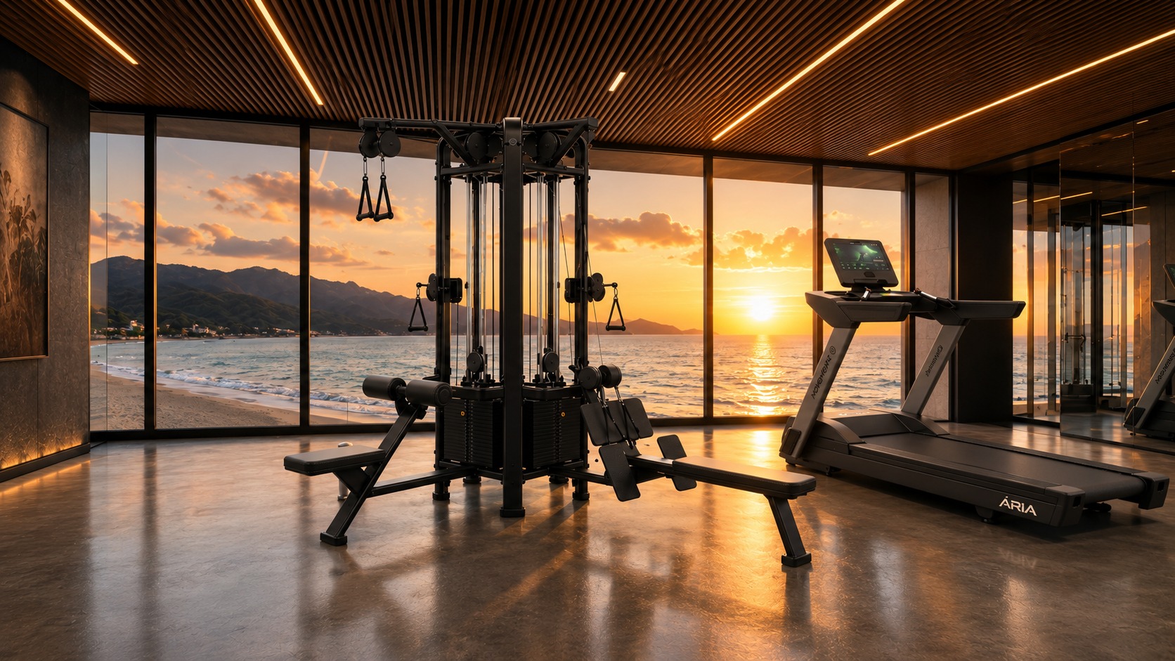 Academia premium com vista para o mar — Movement Litoral